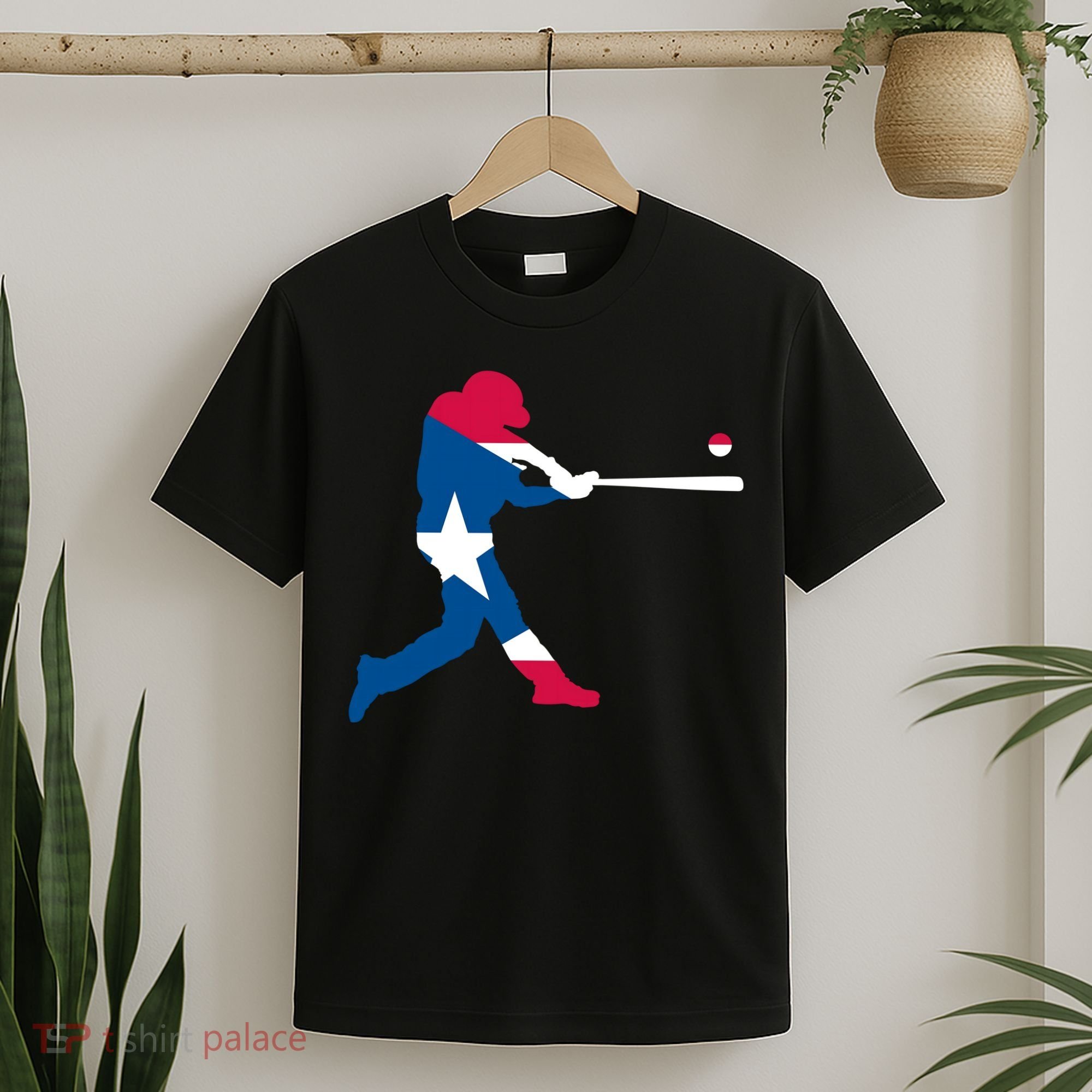 Puerto Rico Baseball Player T-Shirt