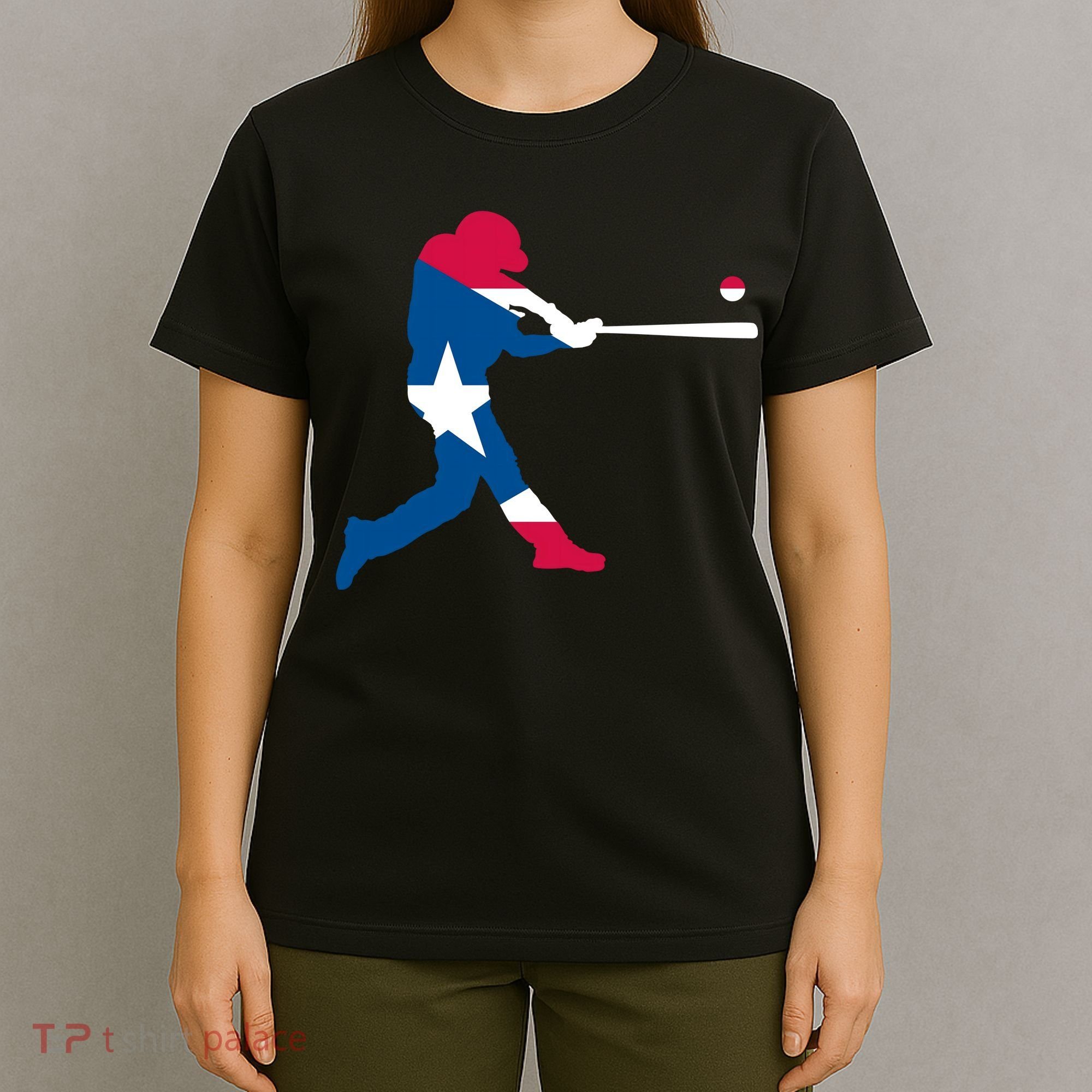 Puerto Rico Baseball Player T-Shirt