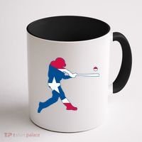 Puerto Rico Baseball Player Coffee Mug thumb 1