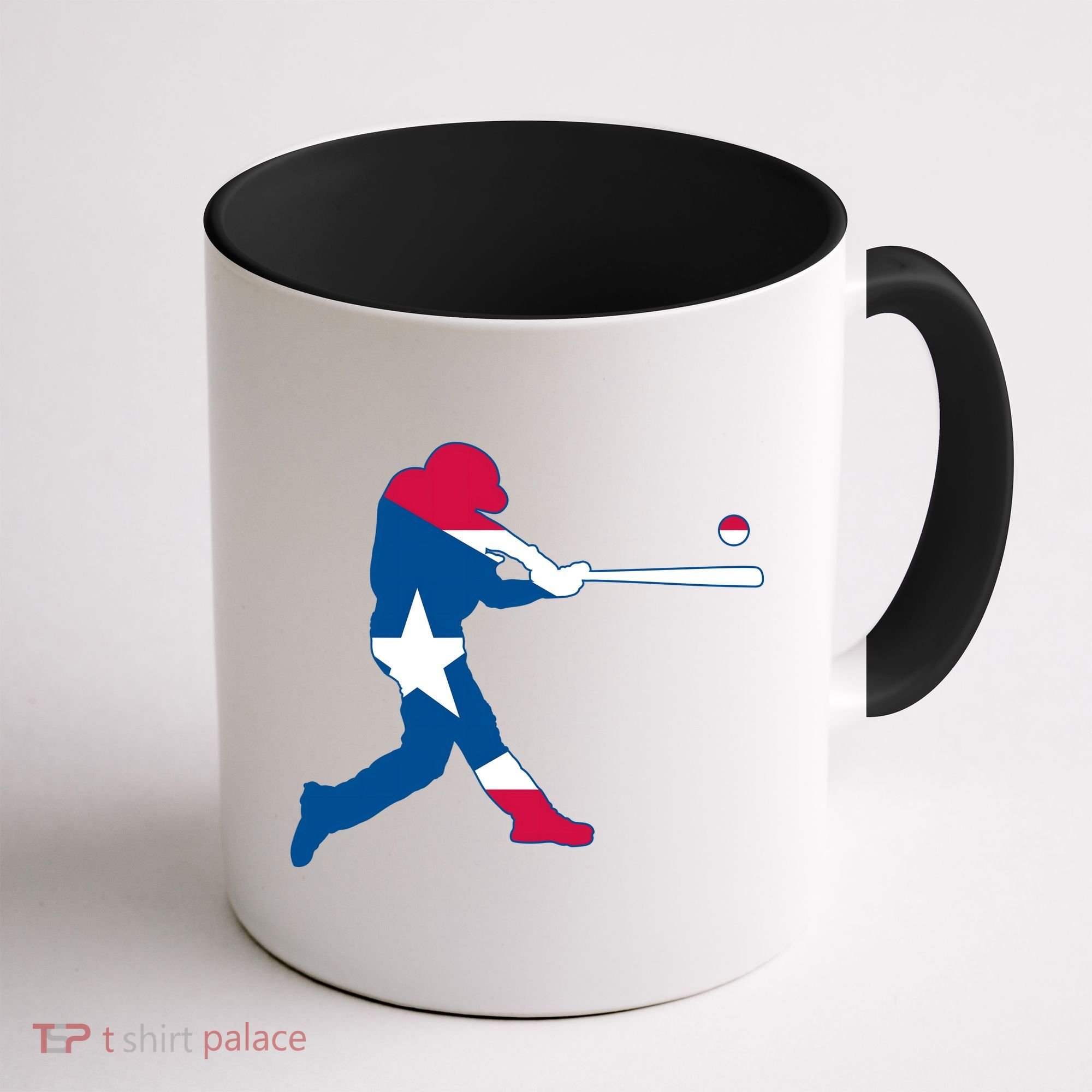 Puerto Rico Baseball Player Coffee Mug