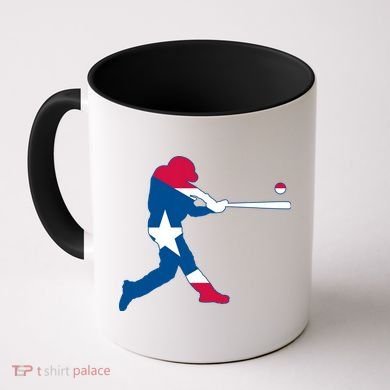 Puerto Rico Baseball Player Coffee Mug