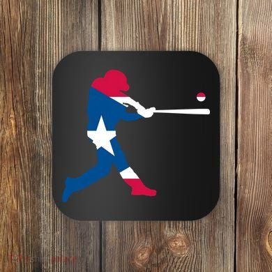 Puerto Rico Baseball Player Coaster