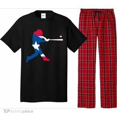 Puerto Rico Baseball Player Pajama Set