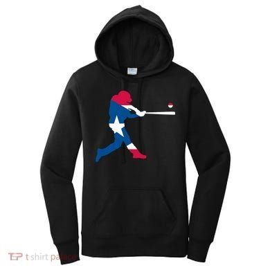 Puerto Rico Baseball Player Women's Hoodie