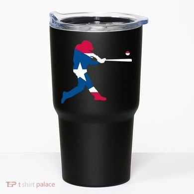 Puerto Rico Baseball Player Tumbler