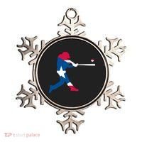 Puerto Rico Baseball Player Ornament thumb 0
