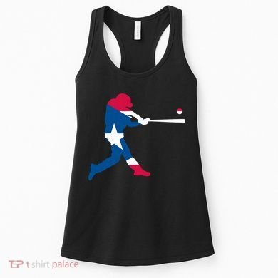 Puerto Rico Baseball Player Women's Tank Top