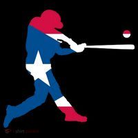 Puerto Rico Baseball Player Baby Bodysuit thumb 2