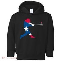 Puerto Rico Baseball Player Toddler Hoodie thumb 0