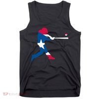 Puerto Rico Baseball Player Tank Top thumb 0
