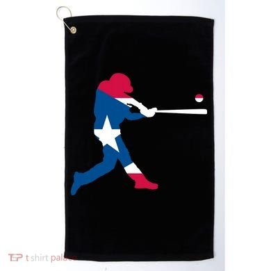 Puerto Rico Baseball Player Golf Towel