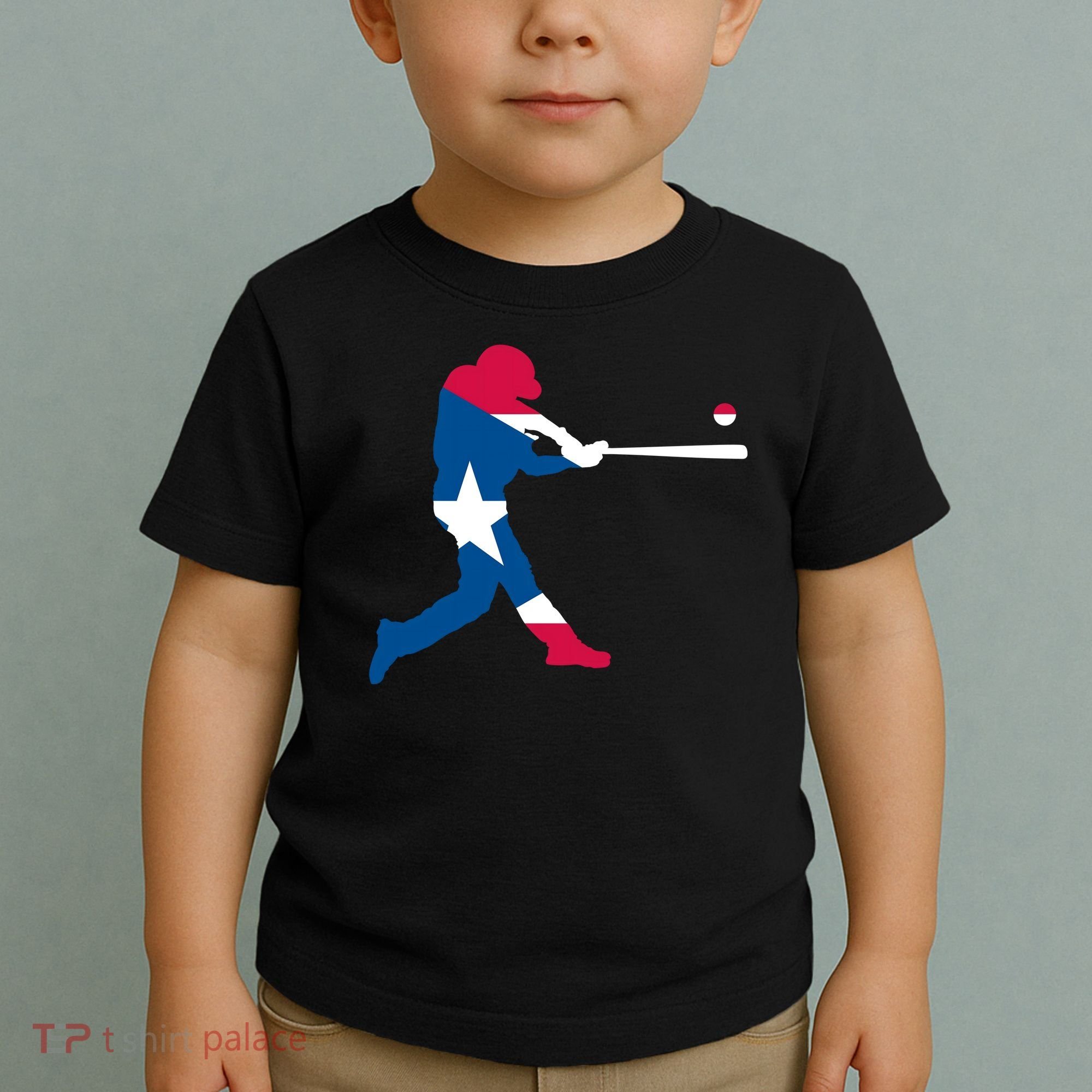 Puerto Rico Baseball Player Toddler T-Shirt