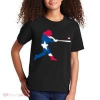 Puerto Rico Baseball Player Kids T-Shirt thumb 2