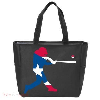 Puerto Rico Baseball Player Tote Bag