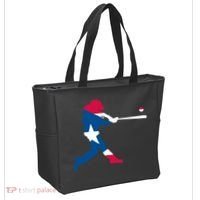 Puerto Rico Baseball Player Tote Bag thumb 2