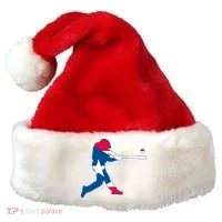 Puerto Rico Baseball Player Santa Hat thumb 0