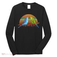 Parakeet Retro Budgies Parakeet Long Sleeve Shirt thumb 0
