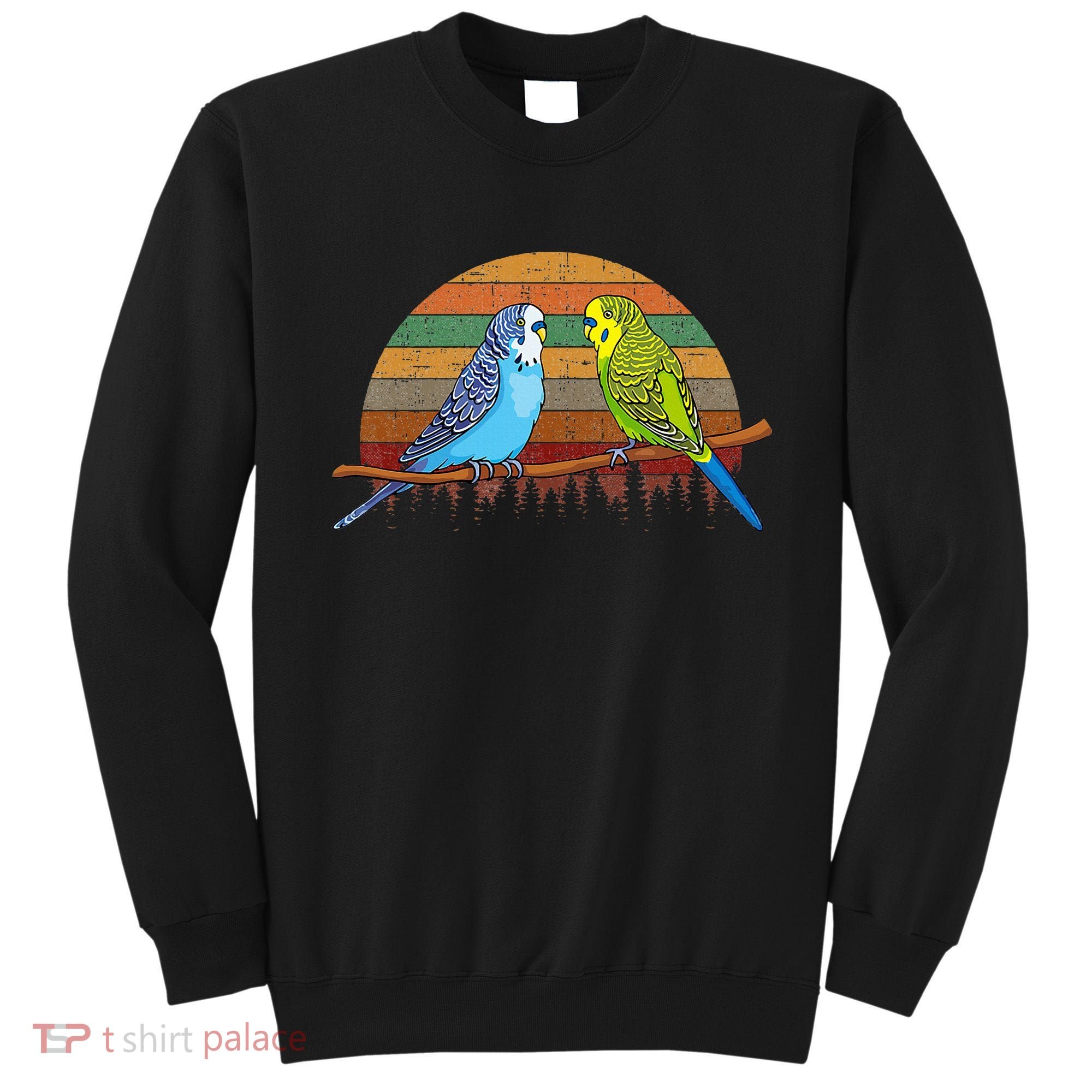Parakeet Retro Budgies Parakeet Sweatshirt