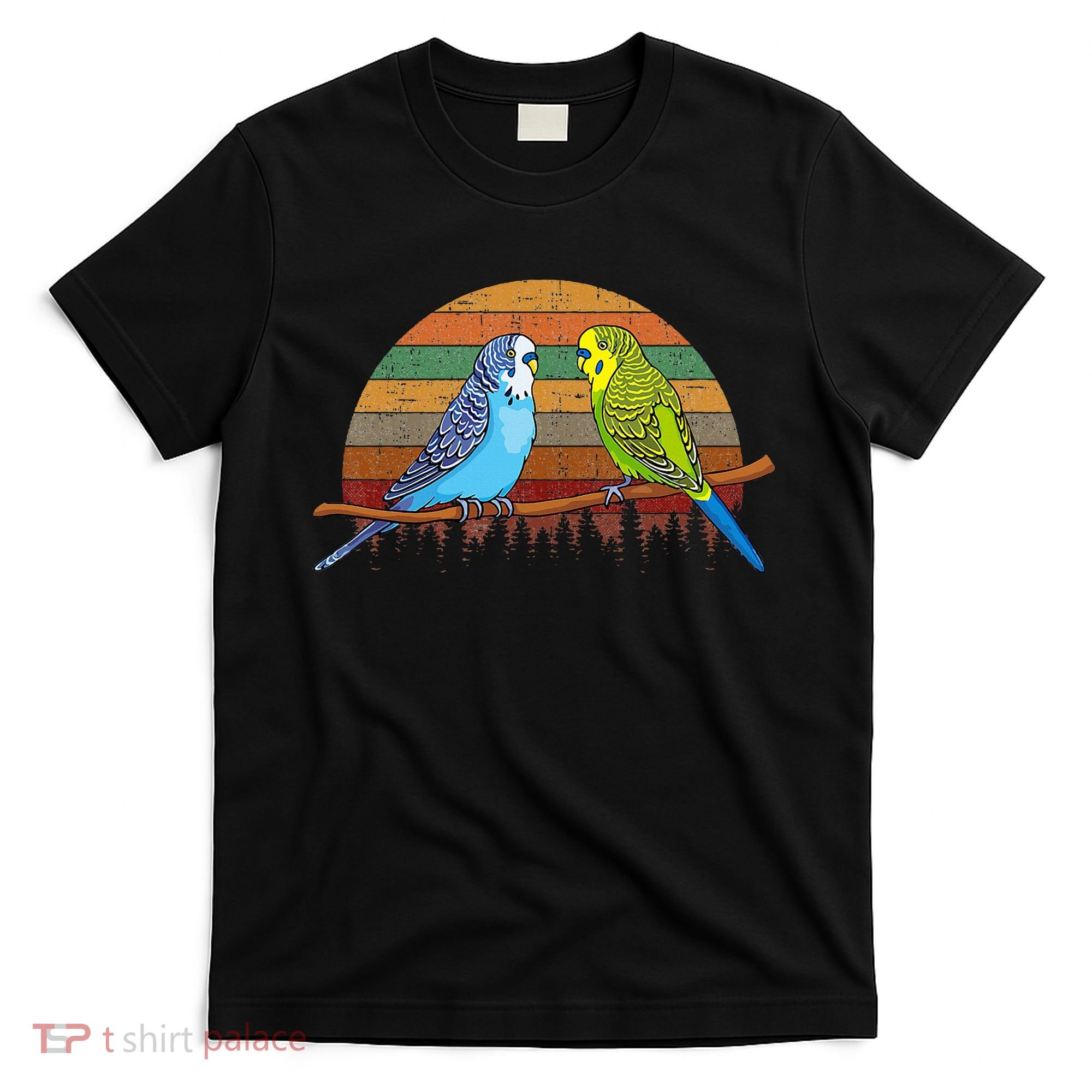 Parakeet Retro Budgies Parakeet T-Shirt
