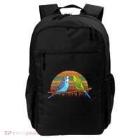 Parakeet Retro Budgies Parakeet Backpack thumb 0