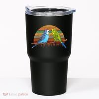 Parakeet Retro Budgies Parakeet Tumbler thumb 0