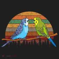 Parakeet Retro Budgies Parakeet Tumbler thumb 3