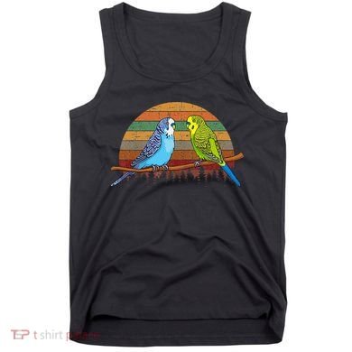 Parakeet Retro Budgies Parakeet Tank Top