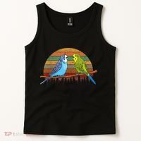 Parakeet Retro Budgies Parakeet Tank Top thumb 2