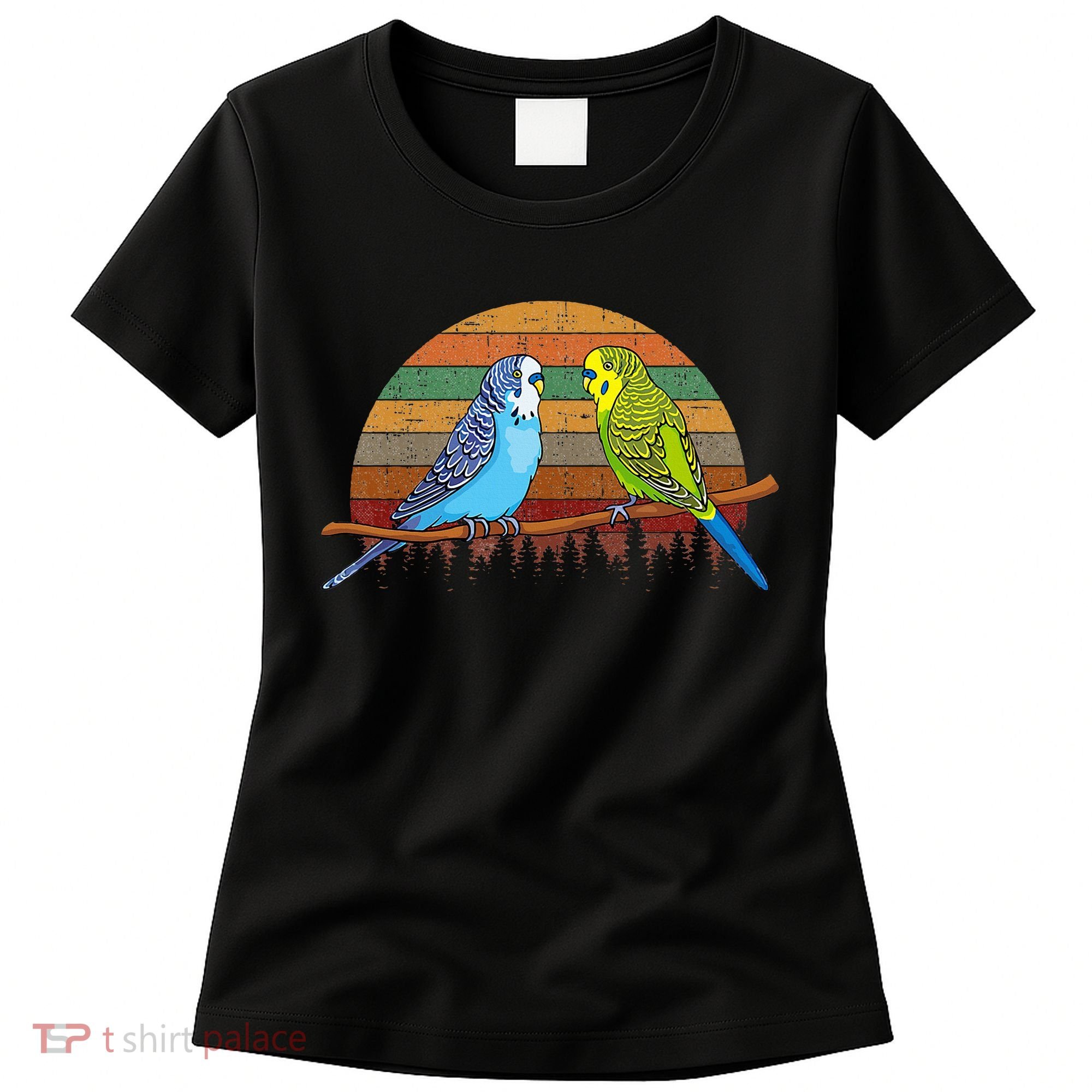 Parakeet Retro Budgies Parakeet Women's T-Shirt