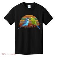 Parakeet Retro Budgies Parakeet Kids T-Shirt thumb 0