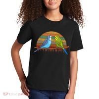 Parakeet Retro Budgies Parakeet Kids T-Shirt thumb 2