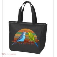 Parakeet Retro Budgies Parakeet Tote Bag thumb 3
