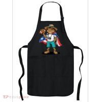 Puerto Rico Coqui Frog Funny Football Apron thumb 0