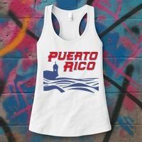 Puerto Rico Clasico Mundial Beisbol Diseo Para Women's Tank Top thumb 3