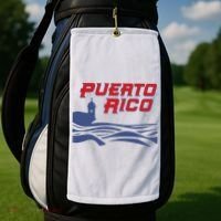 Puerto Rico Clasico Mundial Beisbol Diseo Para Golf Towel thumb 2