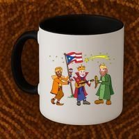 Puerto Rico Christmas Tres Reyes Magos Three Wise Cute Gift Coffee Mug thumb 2