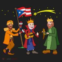 Puerto Rico Christmas Tres Reyes Magos Three Wise Cute Gift Beanie thumb 2