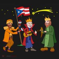Puerto Rico Christmas Tres Reyes Magos Three Wise Cute Gift Women's Hoodie thumb 2