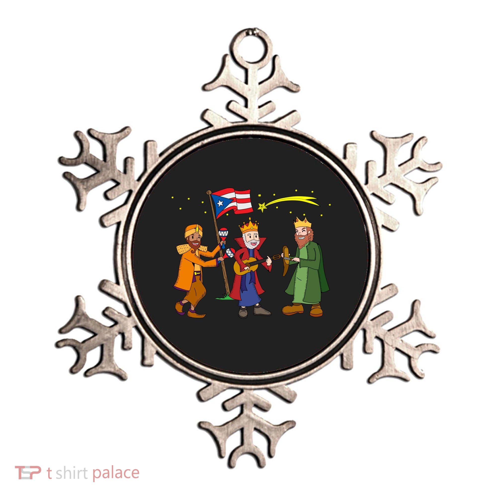 Puerto Rico Christmas Tres Reyes Magos Three Wise Cute Gift Ornament
