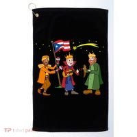 Puerto Rico Christmas Tres Reyes Magos Three Wise Cute Gift Golf Towel thumb 0
