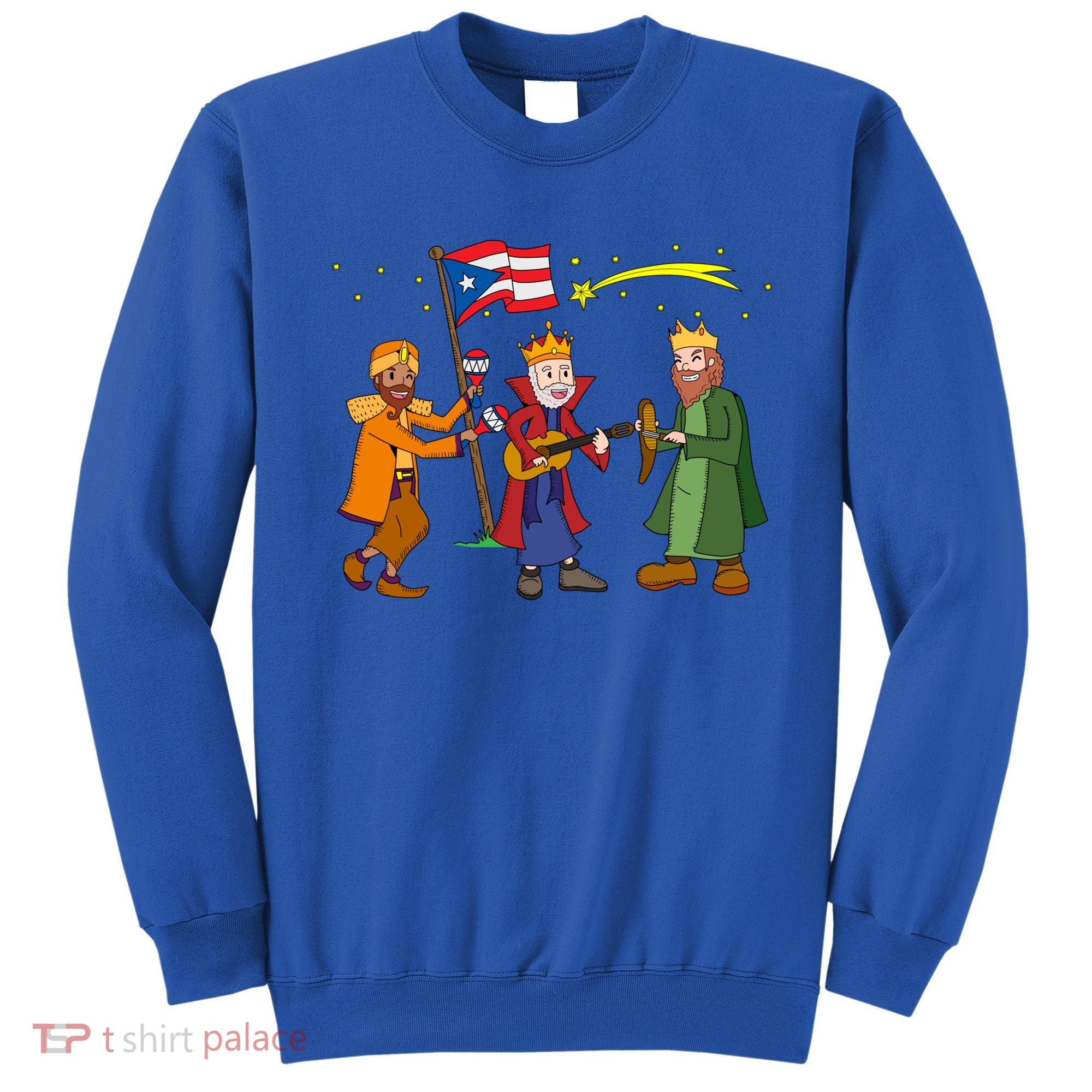 Puerto Rico Christmas Tres Reyes Magos Three Wise Cute Gift Sweatshirt