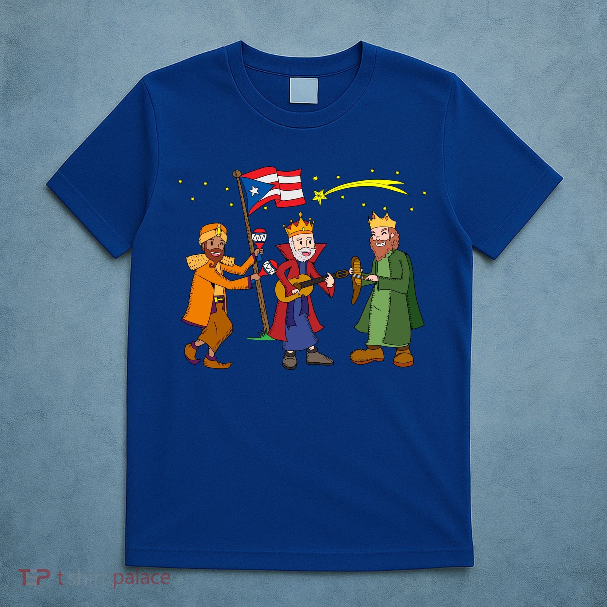 Puerto Rico Christmas Tres Reyes Magos Three Wise Cute Gift T-Shirt
