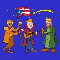 Puerto Rico Christmas Tres Reyes Magos Three Wise Cute Gift T-Shirt thumb 7