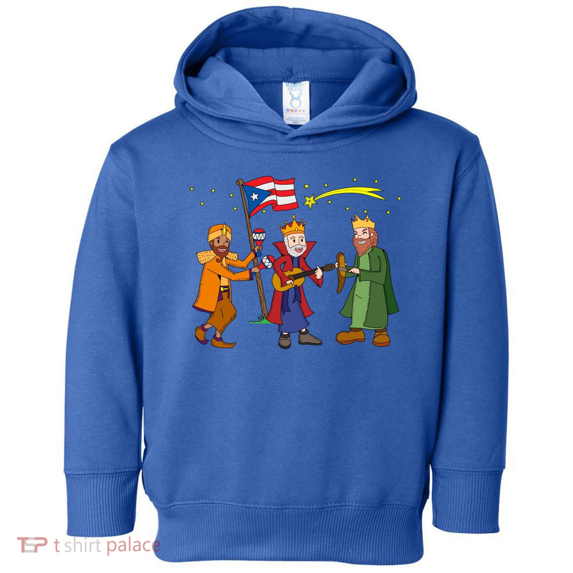 Puerto Rico Christmas Tres Reyes Magos Three Wise Cute Gift Toddler Hoodie