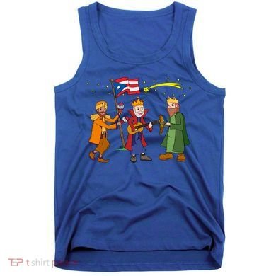 Puerto Rico Christmas Tres Reyes Magos Three Wise Cute Gift Tank Top