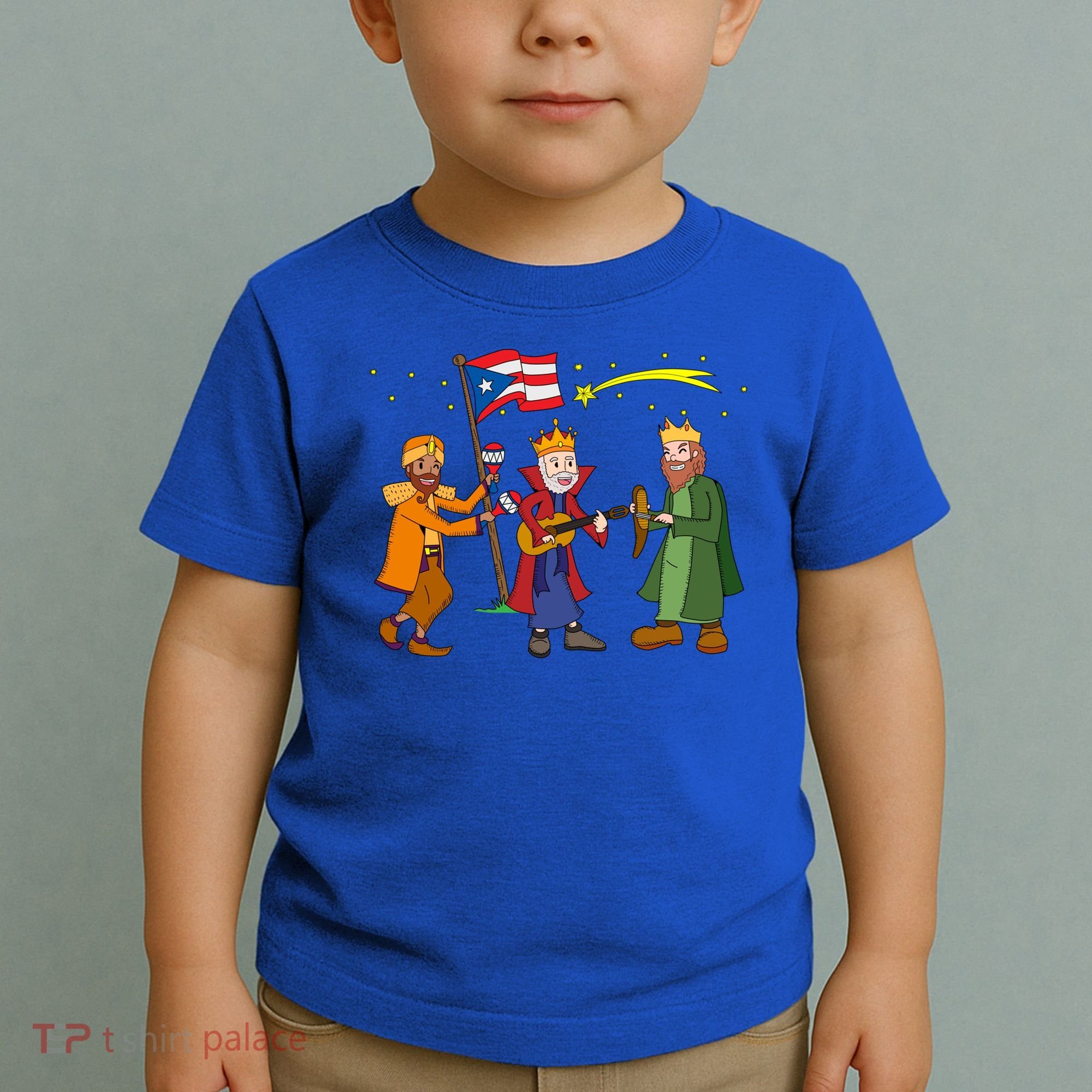 Puerto Rico Christmas Tres Reyes Magos Three Wise Cute Gift Toddler T-Shirt
