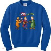 Puerto Rico Christmas Tres Reyes Magos Three Wise Cute Gift Kids Sweatshirt thumb 0