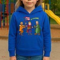 Puerto Rico Christmas Tres Reyes Magos Three Wise Cute Gift Kids Hoodie thumb 3