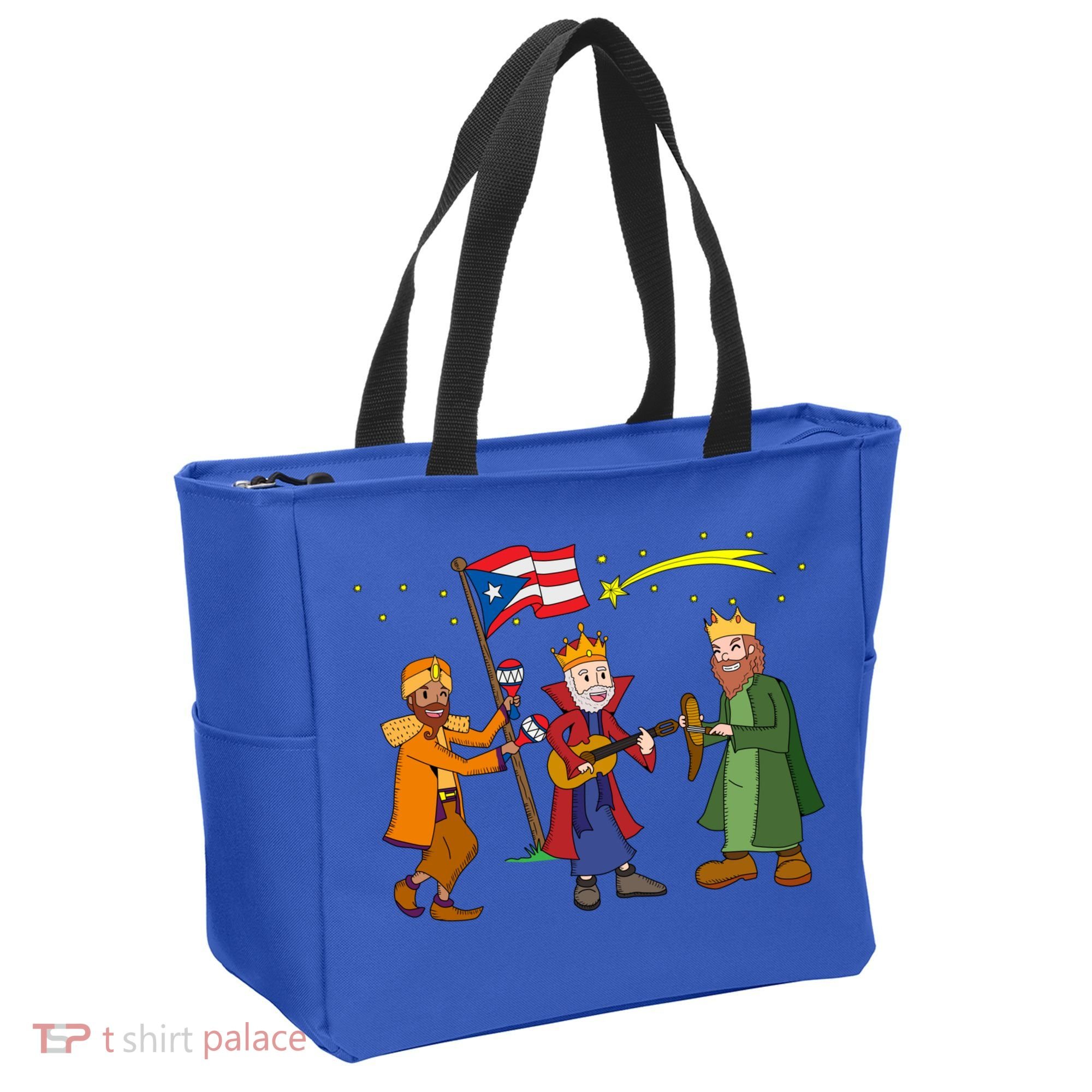 Puerto Rico Christmas Tres Reyes Magos Three Wise Cute Gift Tote Bag