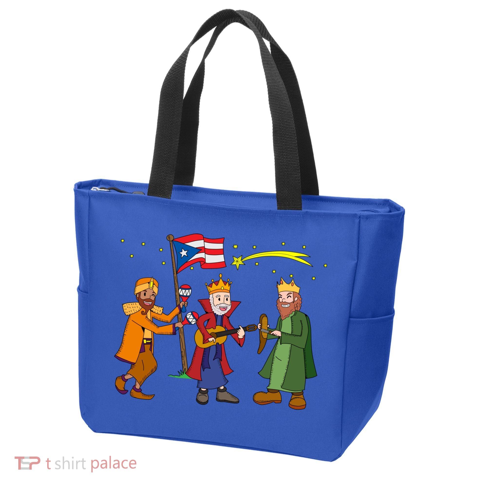 Puerto Rico Christmas Tres Reyes Magos Three Wise Cute Gift Tote Bag